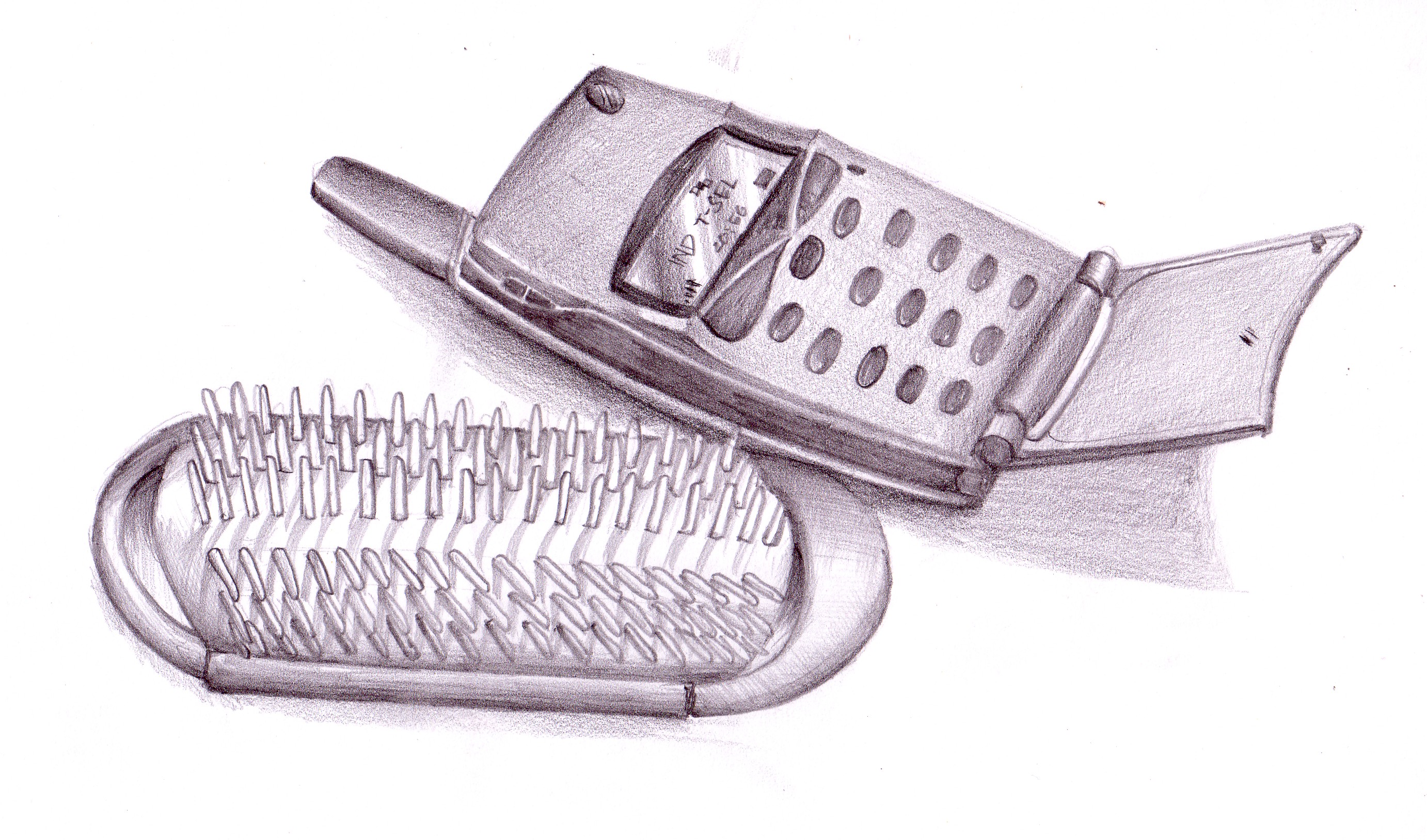 Hasil gambar untuk handphone sketch